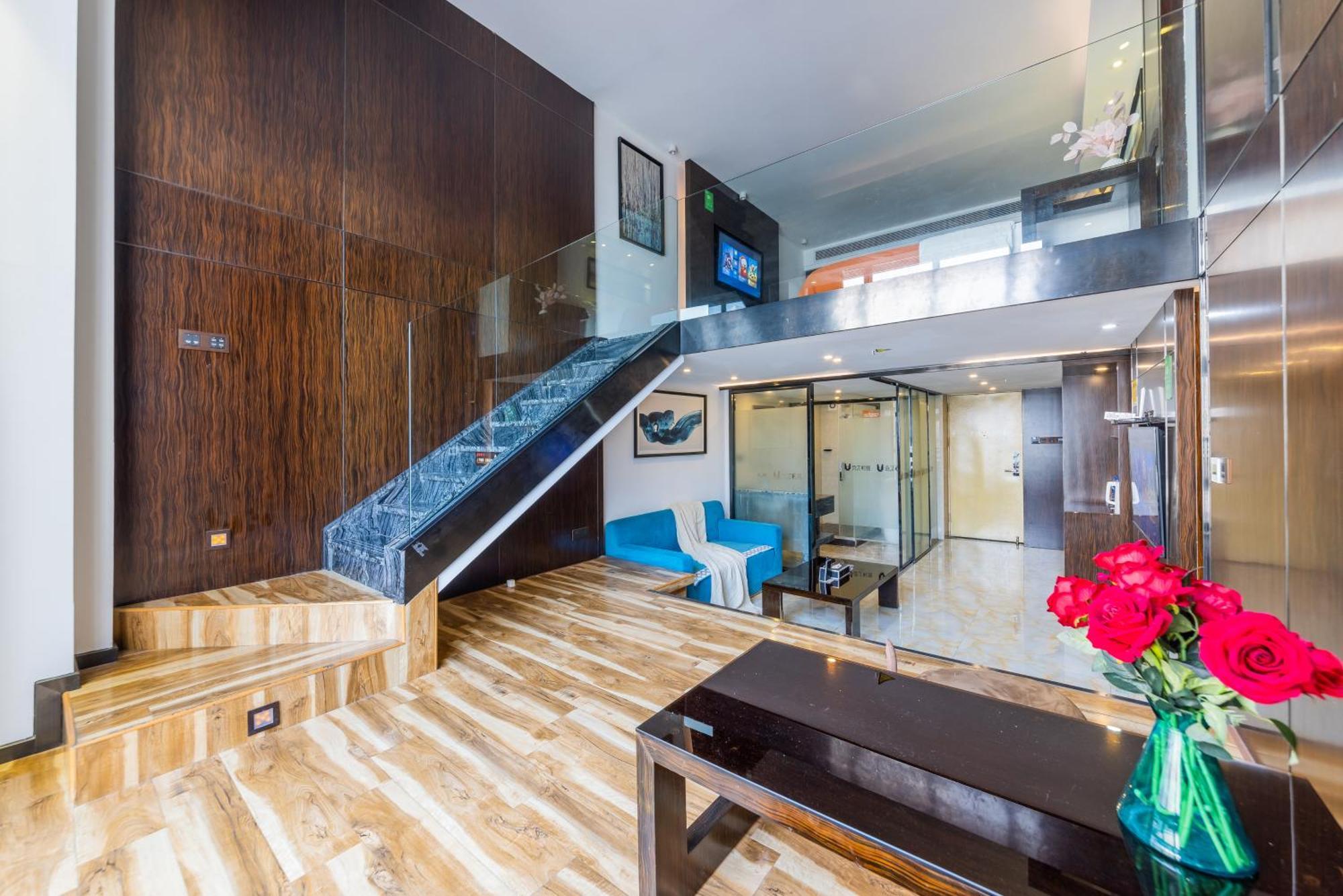 Lavendar Duplex Apartment Guangzhou Exterior photo